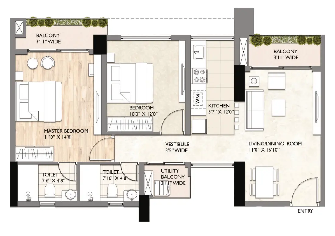 Nilansh Lucknow Floor Plan